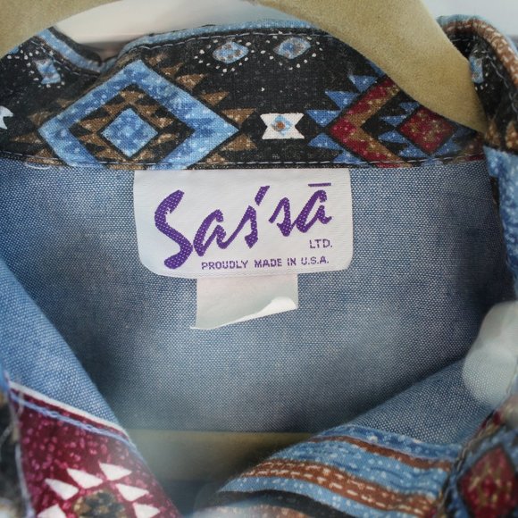 Western Vintage Button up - Picture 4 of 4